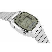 Casio LA670WA-7DF Digital Stainless Steel Alarm Timer Women’s Watch - mzwatcheslk srilanka